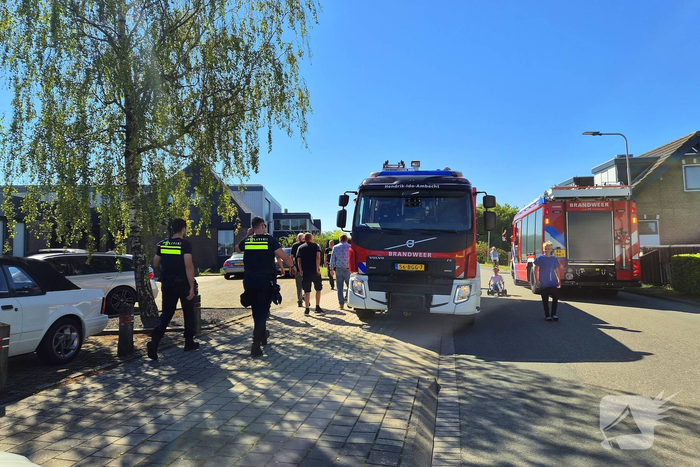 Gaslucht in pand leidt tot brandweeractie
