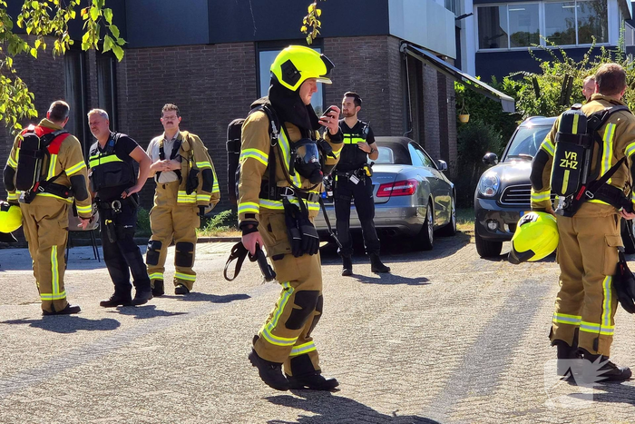 Gaslucht in pand leidt tot brandweeractie
