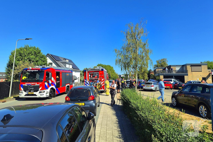 Gaslucht in pand leidt tot brandweeractie