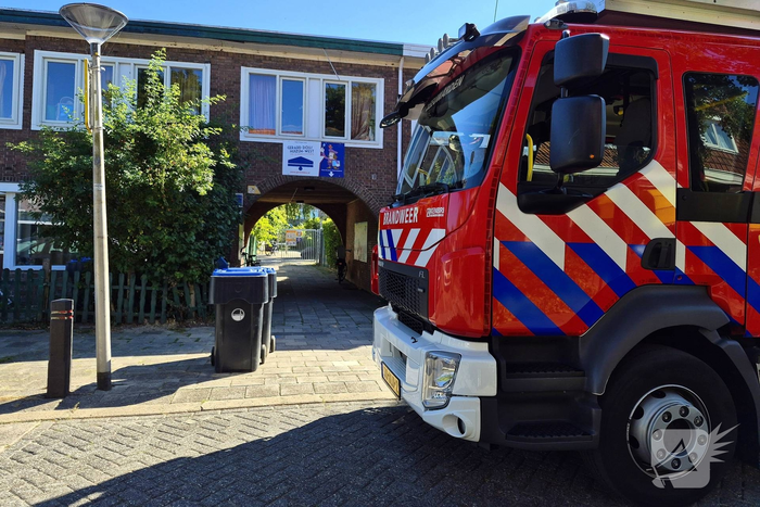 Brandweer redt kind uit schommel