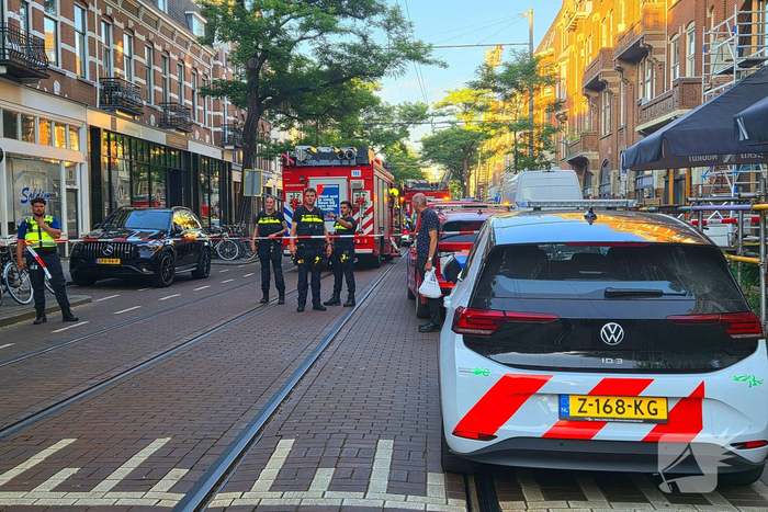 Schoorsteenbrand breid zich uit