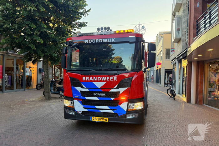 Brand in prullenbak gedoofd