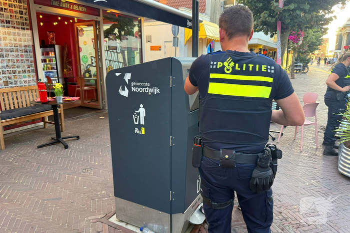 Brand in prullenbak gedoofd