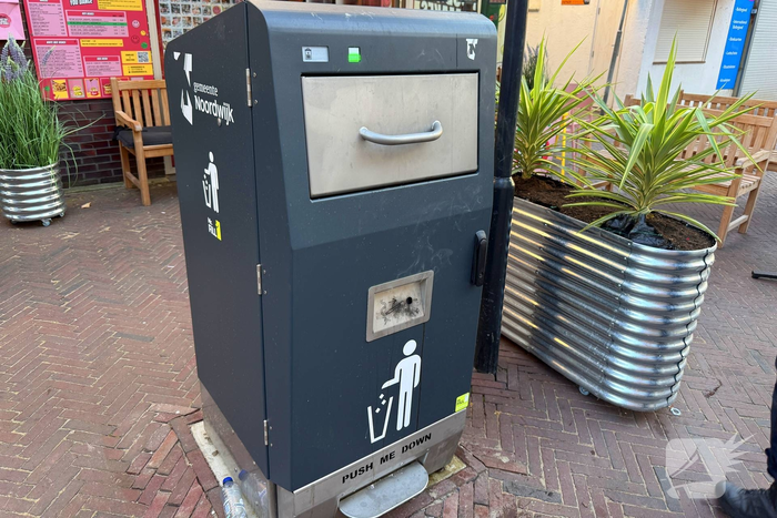 Brand in prullenbak gedoofd