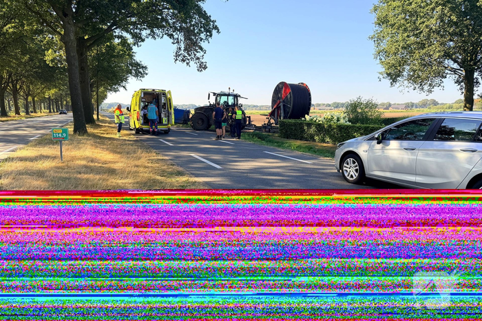 Wielrenner betrokken bij ongeval met tractor