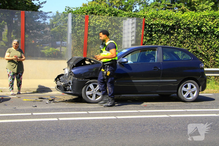 Kettingbotsing zorgt voor verkeershinder