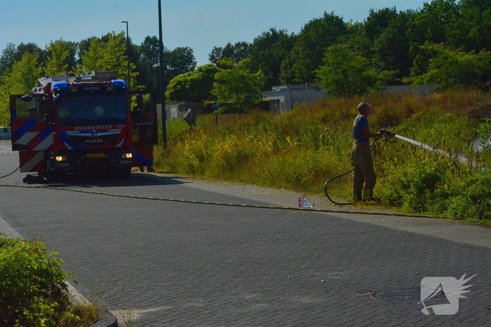 Brand in bossage geblust