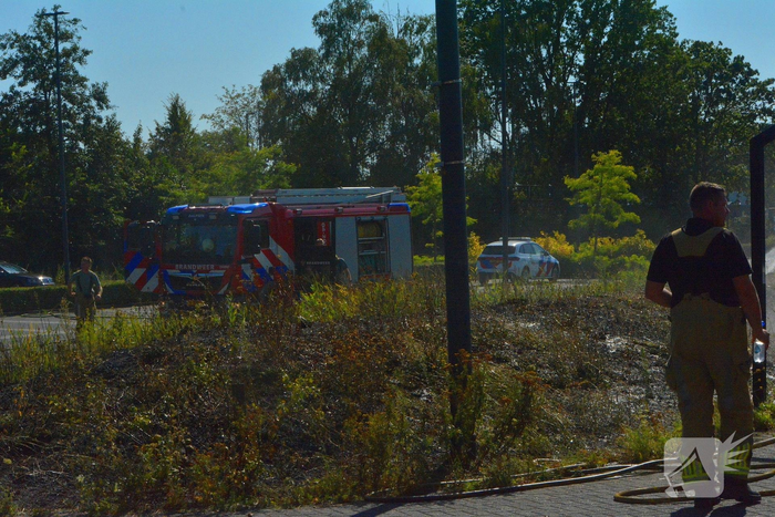 Brand in bossage geblust