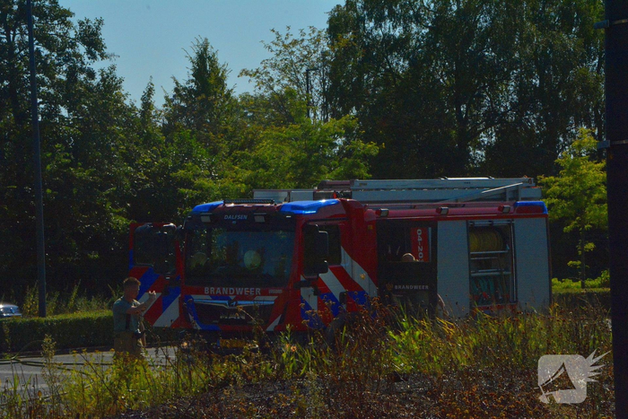 Brand in bossage geblust