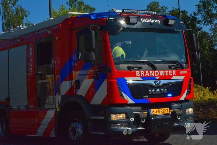 Brand in bossage geblust