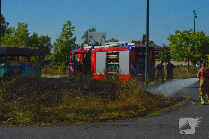 Brand in bossage geblust