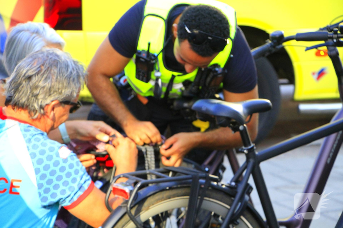 Fietsster gewond na aanrijding