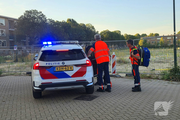 Traumateam landt op terrein voor noodsituatie