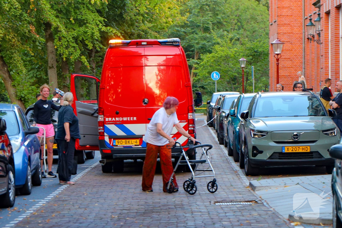 Automobiliste raakt te water bij parkeeractie