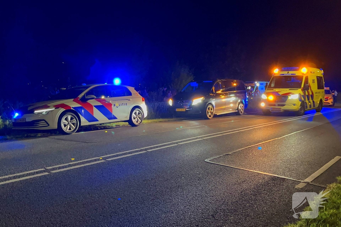 Scooterrijder zonder rijbewijs in botsing