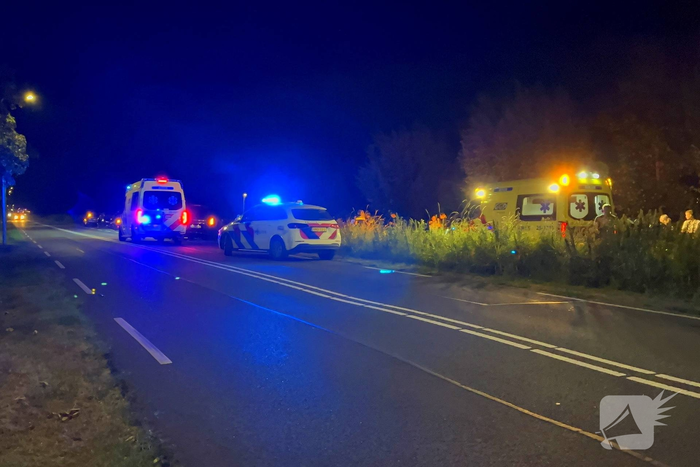 Scooterrijder zonder rijbewijs in botsing