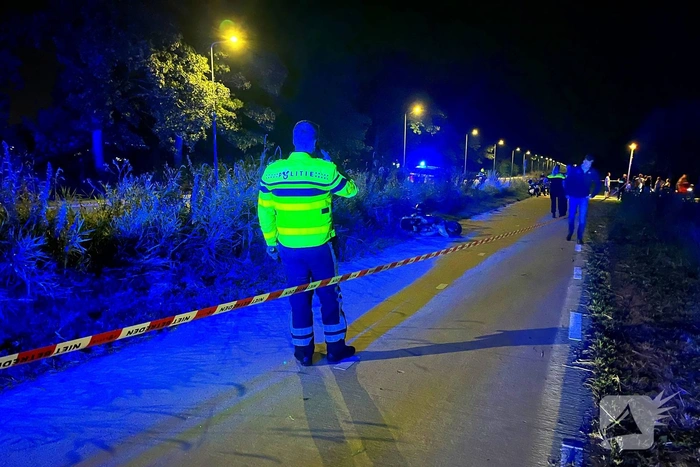 Scooterrijder zonder rijbewijs in botsing