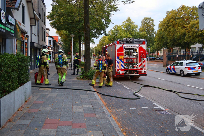 Winkelbrand zorgt voor ontruiming van woningen