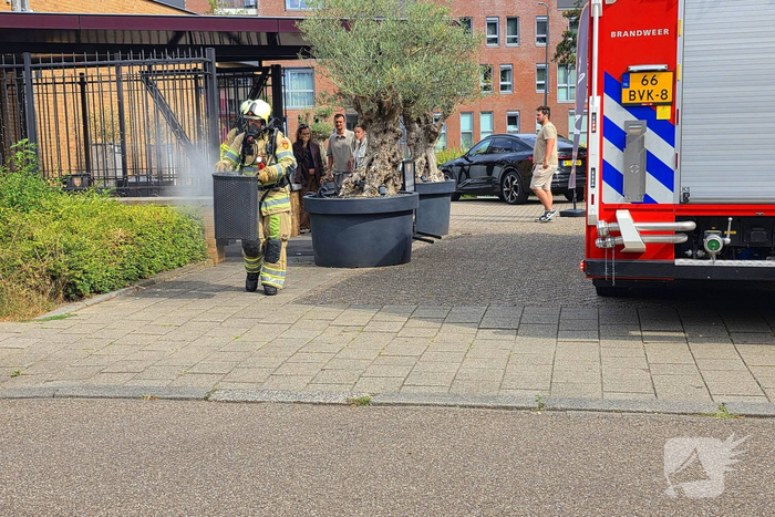 Brand in restaurant snel geblust