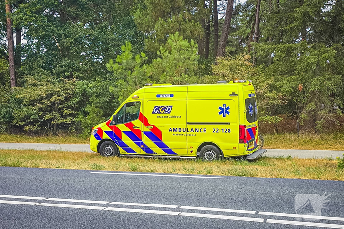 Motorrijder ten val bij ongeval