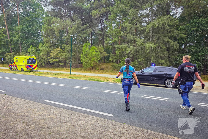 Motorrijder ten val bij ongeval