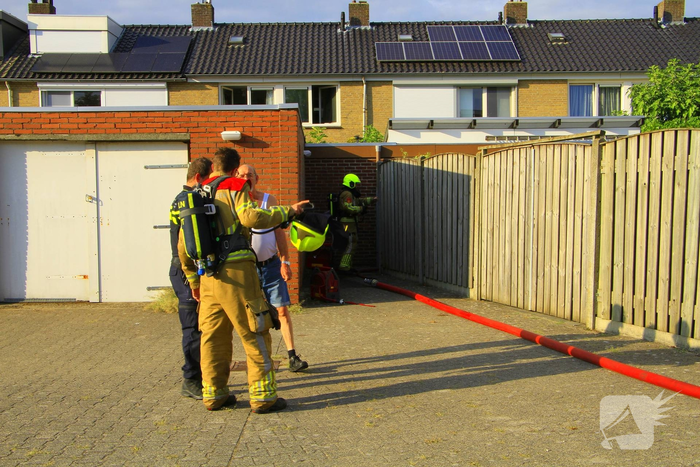 Man gewond bij steekvlam tijdens barbecue