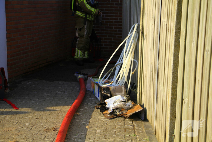 Man gewond bij steekvlam tijdens barbecue