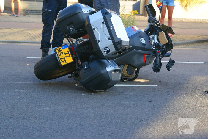 Fatbiker in botsing met motorrijder