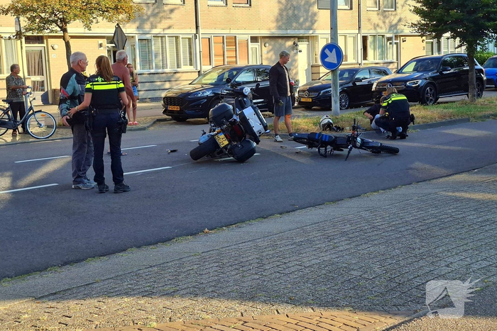 Fatbiker in botsing met motorrijder