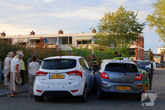 Politie ingezet bij ongeval met drie voertuigen