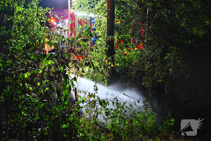 Buitenbrand snel onder controle