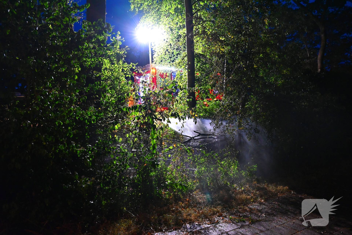 Buitenbrand snel onder controle