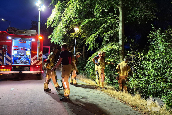Buitenbrand snel onder controle