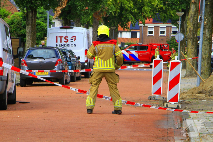 Gas- en waterleidingen beschadigd bij graafwerkzaamheden