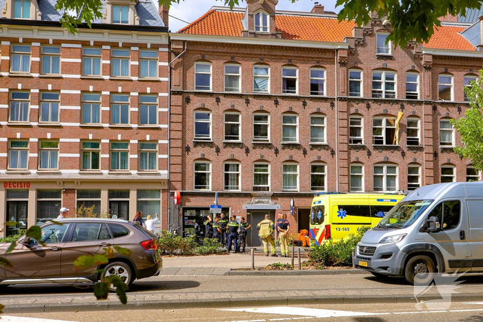 Woningbrand leidt tot rookinhalatie