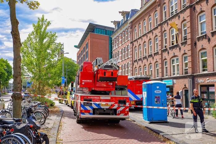 Woningbrand leidt tot rookinhalatie