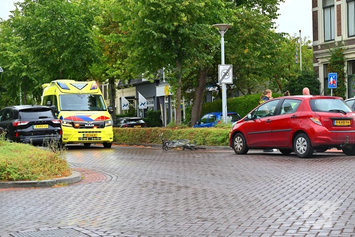 Fietser gewond bij aanrijding met auto