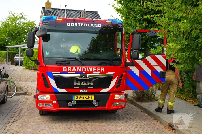 Woningbrand succesvol door bewoners geblust