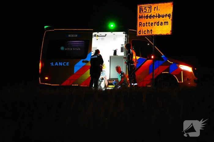 Geen gewonden bij eenzijdig ongeval