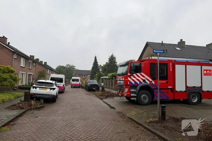 Gaslekkage na ongeval tijdens boomverwijdering