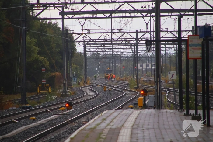 Afgebroken pantograaf zorgt voor defecte bovenleiding en uitval van treinverkeer
