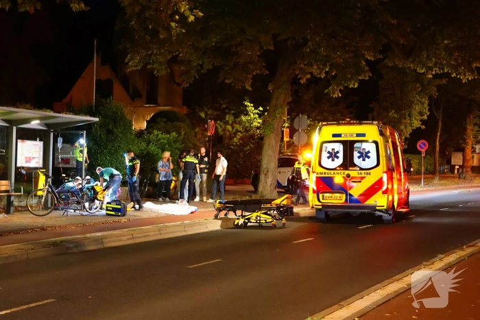 Tandemongeval leidt tot ziekenhuisopname