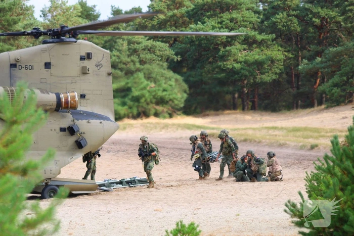 Laatste dag van de oefening Medic Falcon