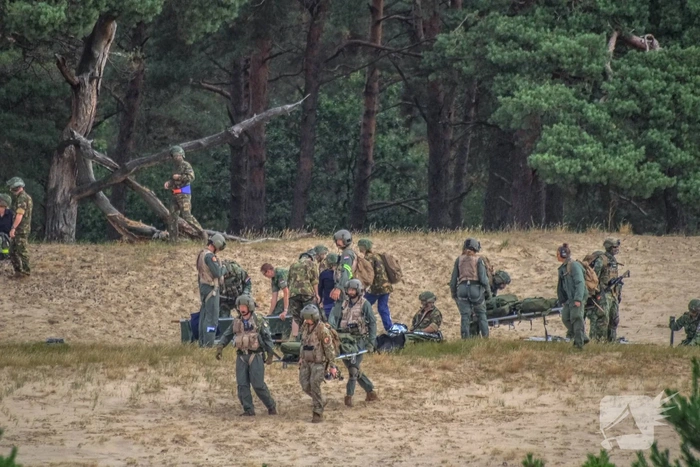 Laatste dag van de oefening Medic Falcon