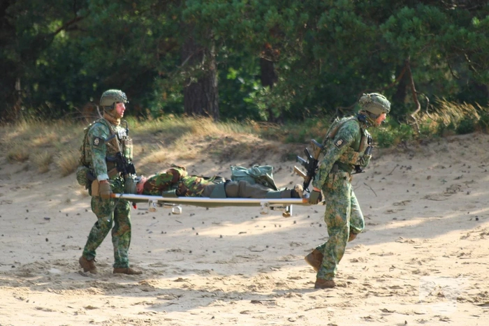 Laatste dag van de oefening Medic Falcon