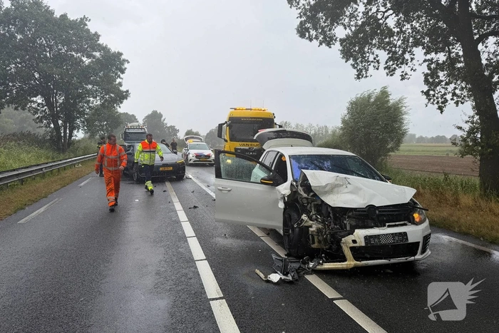 Aanrijding op N279 tussen Erp en Beek en Donk