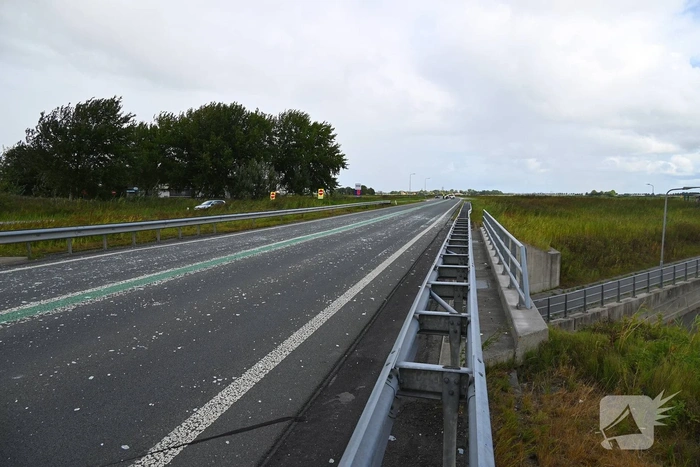 Verkeer omgeleid na glasincident op provinciale weg