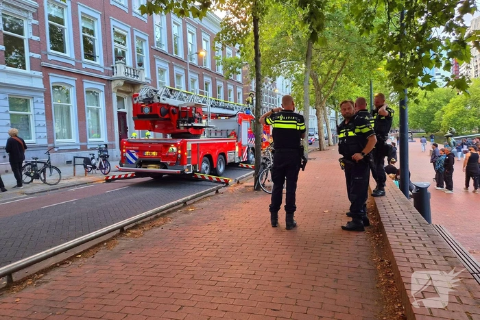 Dakbrand zorgt voor brandweeractie