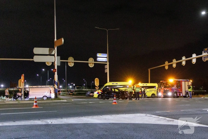 ongeval drie merenweg - n205 vijfhuizen