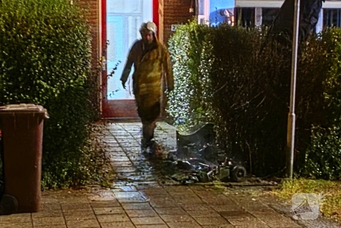 Woning gecontroleerd na containerbrand